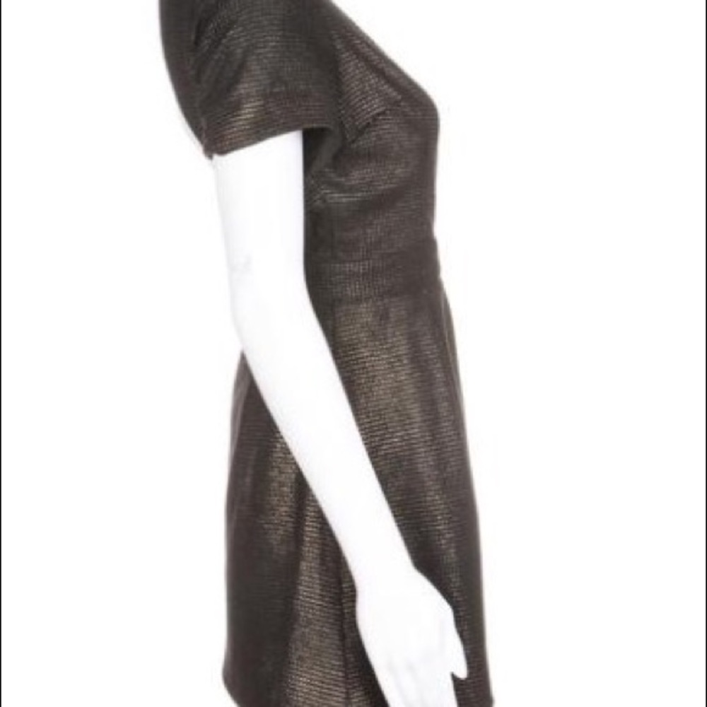 Keepsake | Gold Cap Sleeve Open Back Dress - Picture 6 of 6